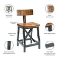 thumbnail image 2 of Counter Stool with Back, 2 of 6