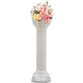 thumbnail image 5 of European Roman Column Stand Set - 2/4PCS Plastic Wedding Pedestal Pillars for Ceremony Aisle Decor,Plant Display, White Greek Pedestal Stands for Event Party Decorative Column (2PCS B), 5 of 9