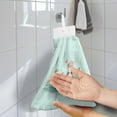 thumbnail image 2 of ZIATUBLE Otter Hanging Hand Towels Fast Drying Hanging Kitchen Dish Towel with Snap Button Bathroom Hand Bath Towel Easy to Clean Kitchen Hand Towels and Washcloths Home Decor, 2 of 7