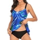 thumbnail image 1 of Conjunto de tankini con tiras en la espalda con estampado elegante informal para mujer, traje de baño de dos piezas OAVQHLG3B Store  lin121212, 1 of 4