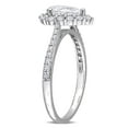 thumbnail image 3 of Everly Women's Created Moissanite Sterling Silver Engagement Ring, 3 of 6
