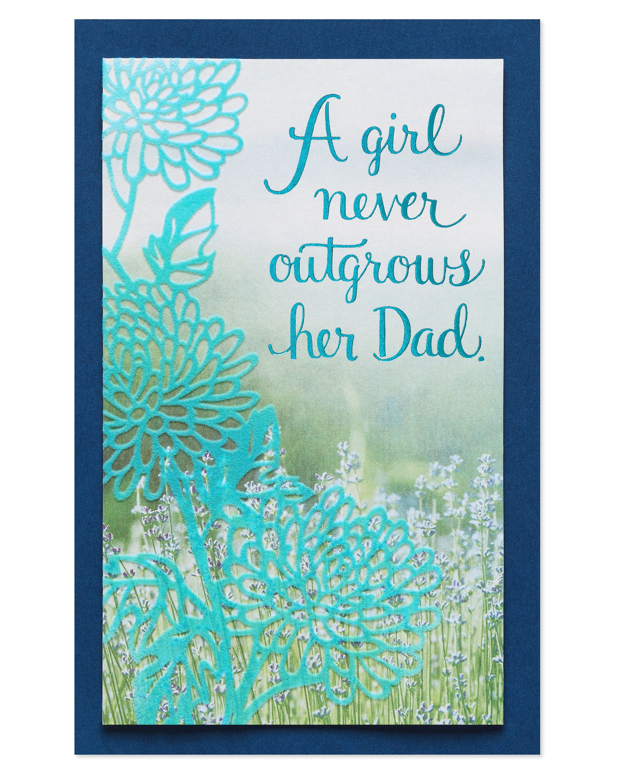 birthday greeting card for dad from daughter