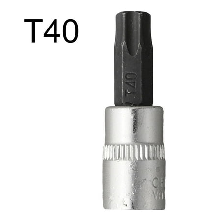 

BCLONG 1Pc Torx Bit Sockets 1/4 Inch Driver Star Bit T8-T40 Screwdriver Bits Bit