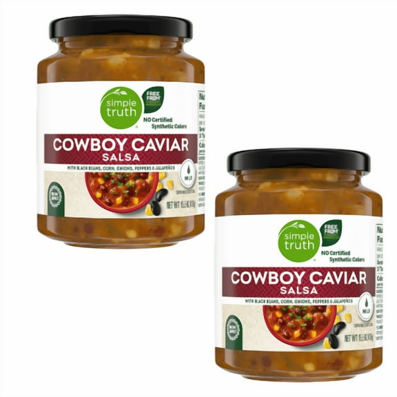 Simple Truth Cowboy Caviar Salsa Organic 2 Pack 15.5 oz