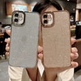 thumbnail image 5 of Compatible with iPhone 11 Glitter Plating Case, Luxury Bling Sparkly Shiny Clear Case for iPhone 11 6.1" Camera Protection Soft TPU Shockproof Back Cover for Women Girl- Silver, 5 of 13