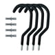 thumbnail image 4 of 4 ganchos de pared para toallas, accesorios de herrajes para muebles de cocina Negro mate, 4 of 7