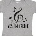 thumbnail image 4 of Inktastic Funny Music Yes Im Treble Boys or Girls Baby Bodysuit, 4 of 5