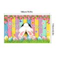 thumbnail image 3 of pathside Easter Backdrop,Happy Easter Banner, Easter Banners Decorative Photos Backgrounds Easter Decorations Activities Outdoor Party Supplies Easter Decorations for the Home Yard Party Supplies, 3 of 6