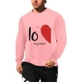 thumbnail image 3 of Baqcunre Valentine'S Day Shirts For Women 2024 Sweatshirt Cute Heart Shaped Printed Pullover Crewneck Shirt(Pink XS-6XL),Long Sleeve Shirts For Women Graphic Tees Womens Fashion Womens Tops, 3 of 4