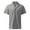 Gray Tops for Men, variant on HAPIMO Cotton Lined Loose Shirts with Pocket for Men Short Sleeve Tees Solid Color Teens Tops Turndown Collar Button Activewear Casual Workout Summer Dark Blue L