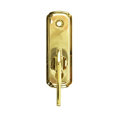Andersen Newbury Style Gliding Door Thumb Latch in Bright Brass