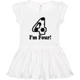thumbnail image 3 of Inktastic 4 Year Old Soccer Party 4th Birthday Girls Toddler Dress, 3 of 5