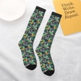 thumbnail image 6 of Bingfone Compression Socks for Women and Men Long Socks for Running Athletic Cycling Nurse-Dinosaur Plays Soccer, 6 of 8