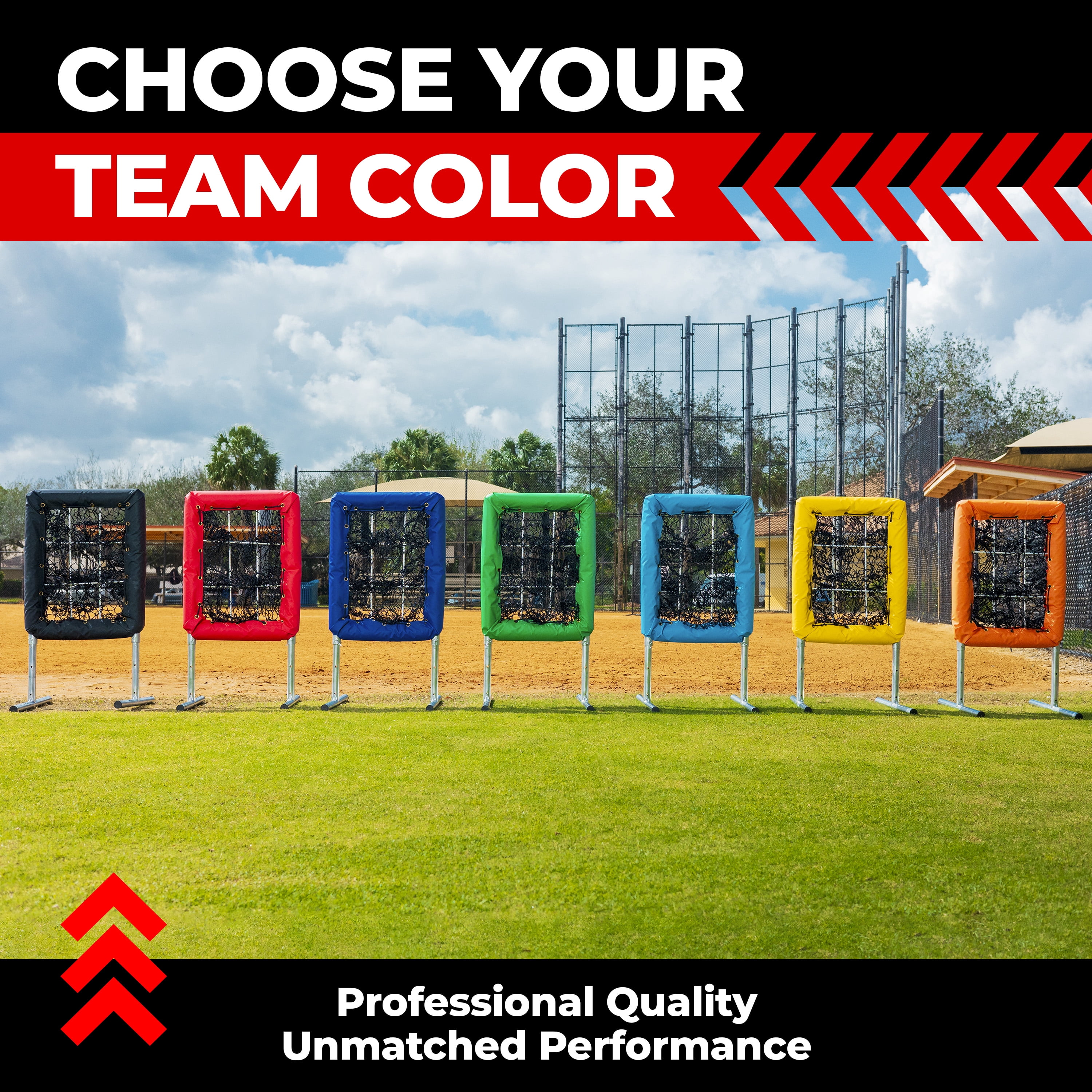 Velocity 9 Hole Pitchers Pocket - Orange PVC