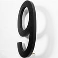 thumbnail image 3 of 8 inch Modern Floating House Numbers Large Black Shadow Home Address Garage Gate 9, 3 of 9
