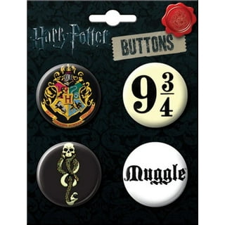 Harry Potter Hogwarts Houses 4-Pack Button Set 