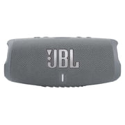 JBL Charge 5 Gray Bluetooth Speaker & divvi Hardshell Case Kit