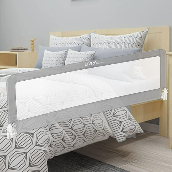 59" Toddler Bed Rails, Swing Down Extra Long Bed Bumper Sleep Bedrail Safety Side Guard