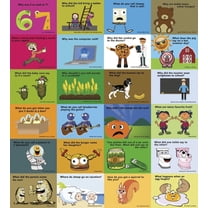 Lunchbox Jokes for Kids - 26 Cute Funny Joke Note Cards for Boys & Girls - Blank on Back - 5"x3.75"
