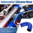 thumbnail image 2 of Unique Bargains 51mm 2.01" 135 Degree Elbow Silicone Reducer Hose Pipe Bend Turbo Water Intercooler Blue, 2 of 6