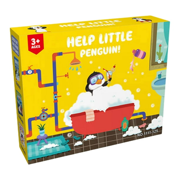 Juego de mesa familiar Penguin Adventure, juego de estrategia para niños, adultos y fiestas nocturnas