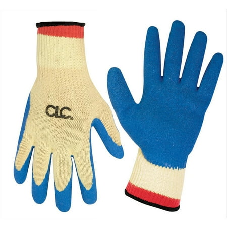 CLC Work Gear 2027X Extra Large Kevlar String Knit Latex Dip Gripper Gloves