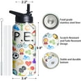 thumbnail image 3 of PE Teacher Gifts 32 oz Physical Education Teacher Water Bottle Insulated Tumbler with Straws and Flip Lid Stainless Steel Travel Cup PE Teacher Appreciation Gifts for Women Men, 3 of 6