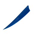 thumbnail image 4 of S SERENABLE 5Pcs 4 inch Shape Feathers Right Wing Fletching DIY Hunting Blue, 4 of 7
