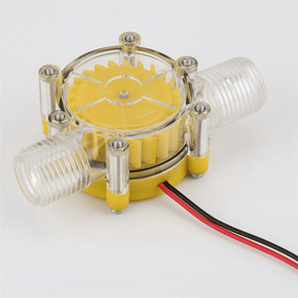 4X 10W Water Flow Pump Mini Hydro Generator Turbine Flow Hydraulic Conversion 80V