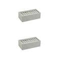 thumbnail image 3 of maskred Scratch-proof Bangle Holder Non-shedding And No Loose Thread Bracelet Display Holder Cloth Bracelet Bangle Holder Grey 2Set, 3 of 6