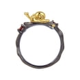 thumbnail image 4 of Garnet Snail and Bird Fashion Ring, 4 of 9