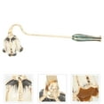 landege Candle Fire Extinguisher Long Handle Candle Snuffer Candle