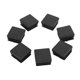 thumbnail image 3 of Silla Patas Plastico Esconde Final Tapa Tubo Cuadrado Introduzca Negra 20mmx20mm 200Unids, 3 of 8
