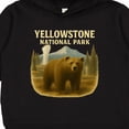 thumbnail image 3 of Inktastic Yellowstone National Park Bear Art Toddler Hoodie, 3 of 4