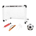 thumbnail image 2 of Portería de fútbol para niños, puerta de práctica de fútbol para juegos familiares, patio trasero Naranja 90x60cm, 2 of 8