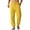 Yellow, variant on Rexolia Mens Relaxed Cuffed Jogger Sweatpants Drawstring Elastic Waist Side Pockets Casual Army Green L