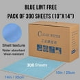 thumbnail image 3 of Okywoh Lint-Free Cleaning Towels, Pack of 300, Blue, 12" x 14", 3 of 7
