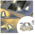 thumbnail image 1 of Small Light String Christmas String Lights LED Wooden Christmas Tree Modeling Lights Simulation Christmas Tree Hanging Lights halloween decoration string lights, 1 of 8
