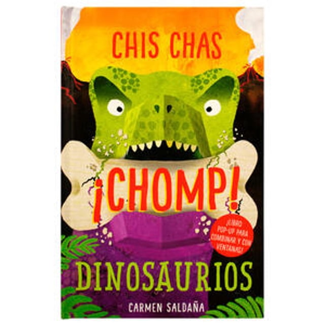 Libro Libro Infantil: Chis Chas ¡chomp!: Dinosaurios Tapa Blanda, Autor Phoebe Jascourt, Editorial Silver Dolphin (en Español)