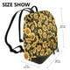 thumbnail image 2 of Balery Vintage Black Plaid Sunflower Mochila de Cuero para Mujeres, Gran Capacidad, Bolsa de Viaje Multifuncional, Mochila de Cuero y Bolsa de Hombro para Mujeres, 2 of 4
