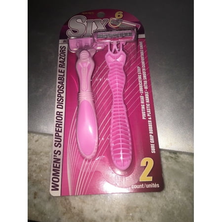 six two womens razors Pink