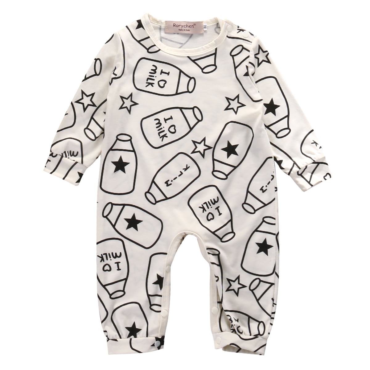 Newborn Infant Baby Boy Girl Cotton Romper Bodysuit Jumpsuit Clothes Outfit Set 