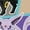 Blue, variant on Girl's Pokemon All About Eeveelutions Graphic Cropped T-Shirt Blue Small