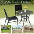 thumbnail image 3 of YYAo Outdoor Dining Chairs All-Weather Chair,Outdoor Dining Chairs with Breathable Seat and Backrest for Backyard Porch Poolside-1 Piece, 3 of 8