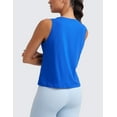 thumbnail image 2 of CRZ YOGA Women's Pima Cotton Sleeveless Loose Tank Tops Gym Yoga Tops Athletic Shirts, 2 of 4