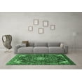 thumbnail image 3 of Ahgly Company Indoor Square Persian Emerald Green Traditional Area Rugs, 7' Square, 3 of 4