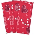 thumbnail image 2 of SKYSONIC Valentine's Day Love Heart Kitchen Towel Set of 4, Super Soft Absorbent Hand Towel Tea Towel Home Restaurant Tableware Cleaning Rag for Kitchen, Hotel, Beach, Bathroom, Gym, etc., 2 of 7