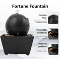 thumbnail image 4 of MesaSe Indoor Water Fountain  Tabletop Waterfall Fountain  with Light  Nature Sounds  Pebbles  7‘‘, 4 of 9