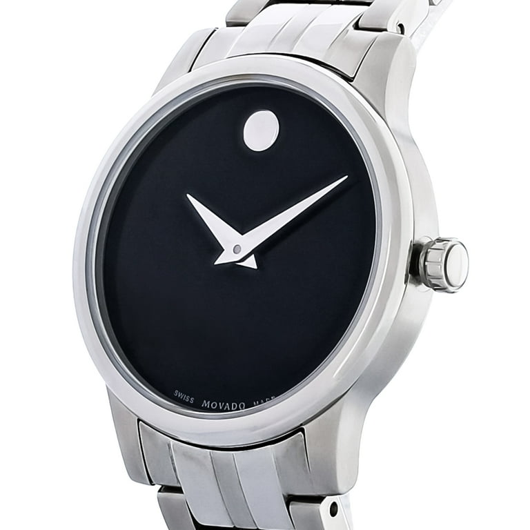 Movado Military Exclusive Ladies Stainless Steel Quartz Watch 