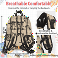 thumbnail image 4 of Herdesigns Dinosaur Skeleton Large Backpack Set with Lunch Box Lightweight Water Resistant Travel Laptop Backpacks Casual Daypacks for Women Men, 4 of 8